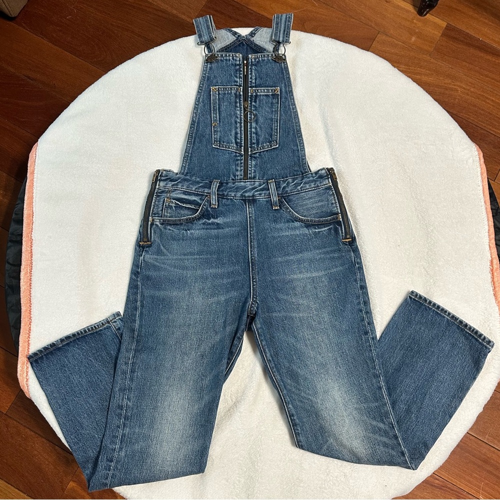 Levi's Vintage Orange Tab Zipper Overalls